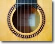 Rosace d'une guitare "Flamenca"