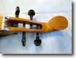 Tête de dulcimer vue de face