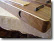 Lap steel noyer